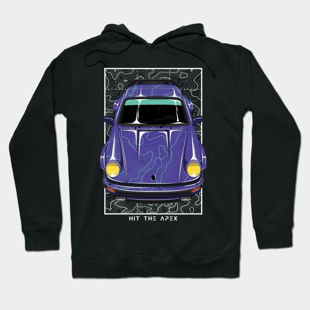 Porsche 930 Turbo Hoodie by Hit The Apex